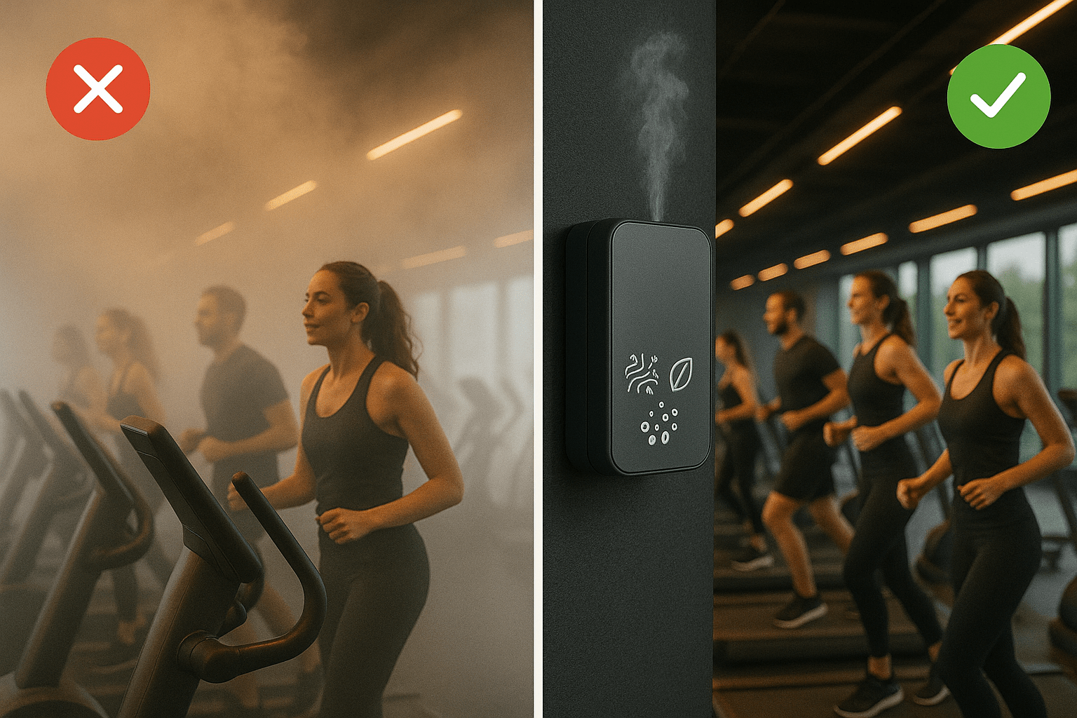 Conseils diffusion olfactive salle de sport