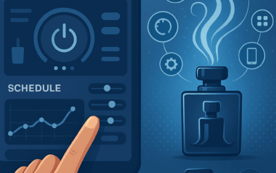 La diffusion intelligente : piloter l&rsquo;odeur selon la fr&eacute;quentation de la concession